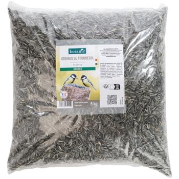 Visuel 1 du produit Graines de tournesol striées pour oiseaux botanic® - 5 kg