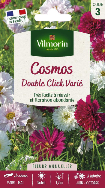 Visuel 1 du produit Graines de Cosmos double click varié Vilmorin - graines à semer