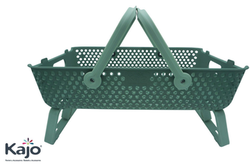Visuel 1 du produit Panier nomade Kajo coloris vert en polypropylène - 20 L