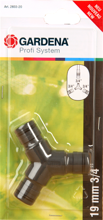 Visuel 1 du produit Dérivation grand débit en Y coloris noir Gardena