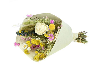 Visuel 1 du produit Bouquet de fleurs séchées Naturalys Trendy couleurs mélangées - Ø 25/30 x H 50 cm