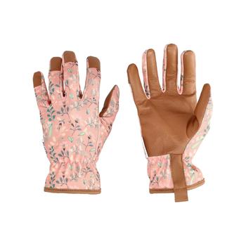 Visuel 1 du produit Gant Christy coloris orange corail en toile et cuir Blackfox - taille 8