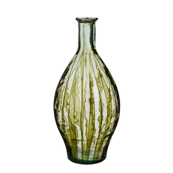 Visuel 1 du produit Vase en verre recyclé coloris vert Palermo - Ø 28 x H 60 cm