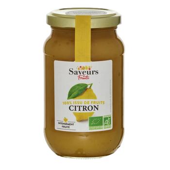 Visuel 1 du produit Préparation bio 100 % fruits citron jaune Saveurs Attitudes - 310 g