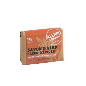 Visuel 1 du produit Savon d’Alep parfum fleur d’épices Tadé Méditerranée - 100 g