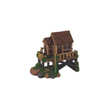 Visuel 1 du produit Décoration d'aquarium cabane ki pouss avec graines moyen modèle
