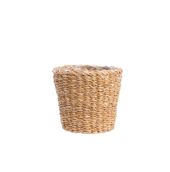 Visuel 1 du produit Vannerie naturelle en jacinthe d’eau – 18 x 16 x 13,5 cm