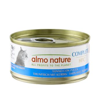 Visuel 1 du produit Pâtée pour chat complète HFC au thon et potiron Almo Nature - 70 g