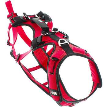 Visuel 1 du produit Harnais pour chien coloris rouge I-Dog Confort Trek - Taille L