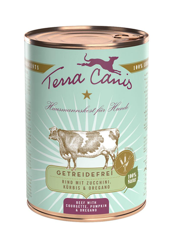 Visuel 1 du produit Aliment complet pour chien sans céréales Terra Canis bœuf – 400 g