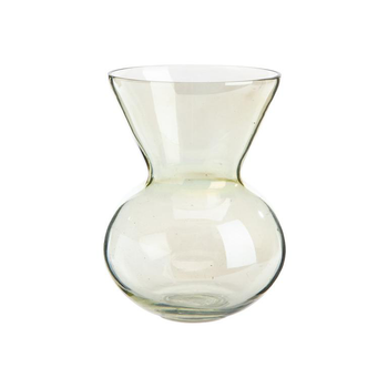 Visuel 1 du produit Vase en verre transparent irisé - Ø 12,5 x H 17 cm