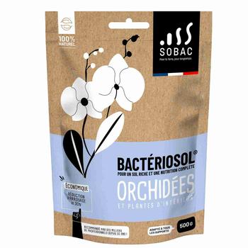 Visuel 1 du produit Engrais pour plantes d’intérieur et orchidées Sobac Bactériosol - 500 g