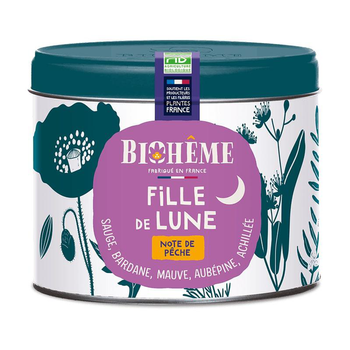 Visuel 1 du produit Infusion bio fille de lune boîte métal vrac Biohème - 45 g