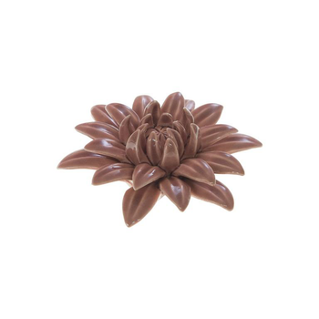 Visuel 1 du produit Fleur émaillée en céramique rose - Ø 10 x H 26 cm