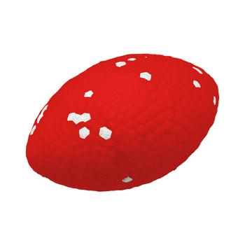 Visuel 1 du produit Jouet pour chien ballon de rugby rouge Bubimex Ultra Strong - 12,5 x 7,5 cm