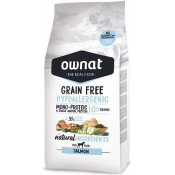 Visuel 1 du produit Croquette pour chien adulte au saumon sans céréales Ownat Hypoallergenic - 12 kg
