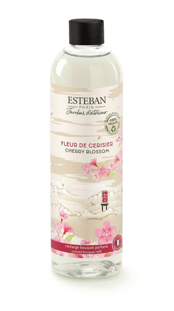 Visuel 1 du produit Recharge pour bouquet parfumé et diffuseur Esteban parfum Fleur de cerisier - 250 ml
