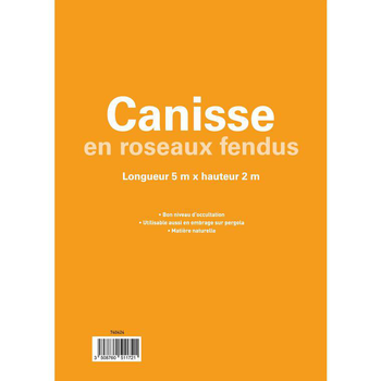 Visuel 1 du produit Canisse de roseaux fendus - 5 x 2 m