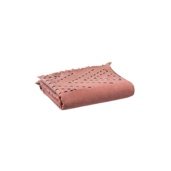 Visuel 1 du produit Drap de douche en coton coloris blush Julia - 70 x 140 cm