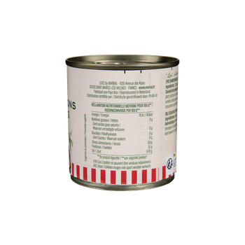 Visuel 1 du produit Champignon de Paris émincés bio Luce en boîte de 200 g - les 3 boîtes