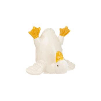 Visuel 1 du produit Canard décoratif en porcelaine - 10,2 x 8,5 x 8,5 cm
