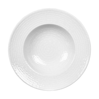 Visuel 1 du produit Assiette à pâtes en grès blanche Ayra - Ø 27 cm