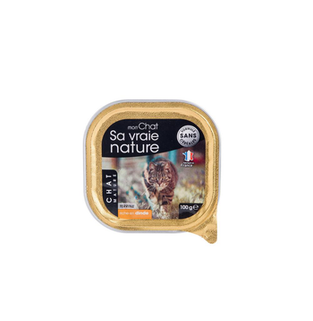 Visuel 2 du produit Terrine pour chat sénior à la volaille Sa vraie nature - 100 g