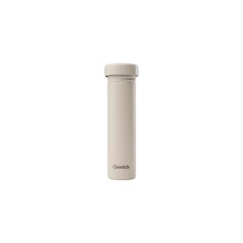 Visuel 1 du produit Tube de transport en inox coloris sable pour 12 pastilles Solid Drinks Qwetch