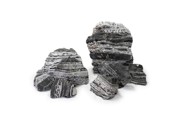 Visuel 1 du produit Décoration pour aquarium pierre black multiwhite Reptiles Planet - Taille M