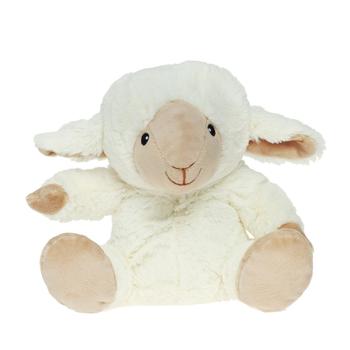 Visuel 1 du produit Peluche bouillotte mouton beige aux grains de blé et à la lavande Artisan du Bien-Être