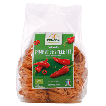 Visuel 1 du produit Tagliatelles piment d'espelette 250 g PRIMEAL