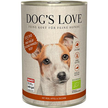 Visuel 1 du produit Boîte bio au bœuf pour chien, 400 g