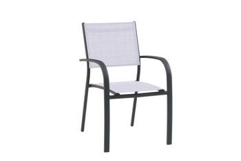 Visuel 1 du produit Fauteuil de jardin en aluminium et textilène Creador Tosca