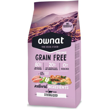Visuel 1 du produit Croquette pour chat adulte stérilisé sans céréales Ownat - 3 kg