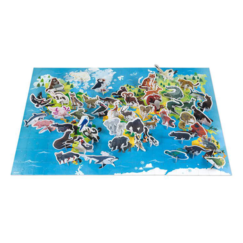 Visuel 1 du produit Puzzle éducatif 200 pièces Les animaux menacés – dès 6 ans