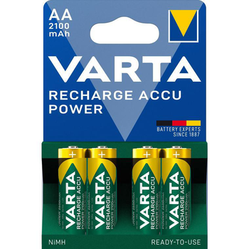 Visuel 1 du produit Piles rechargeables Varta Accu Power AA - 4 pièces