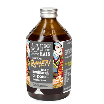 Visuel 1 du produit Bouillon de porc style Tonkotsu bio J. Kinski - 525 ml