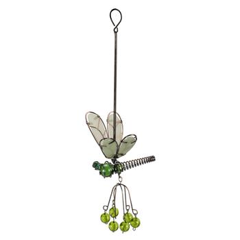 Visuel 1 du produit Suspension libellule phosphorescente pour extérieur coloris multicolore en métal Smartgarden - 35 x 11,5 x 11 cm