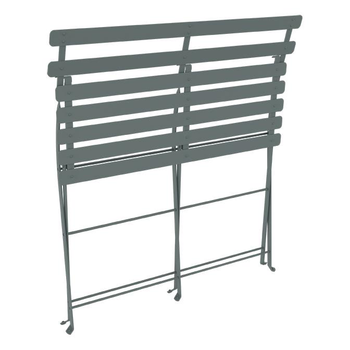 Visuel 1 du produit Banquette bistro 2 places coloris gris en acier Fermob - 88 x 29 cm