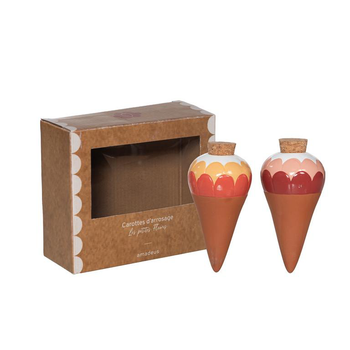 Visuel 1 du produit Carottes d’arrosage en céramique Ana x 2 - 11 x 10,5 x 11 cm