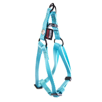 Visuel 1 du produit Harnais baudrier réglable turquoise pour chien - 1x25/35 cm