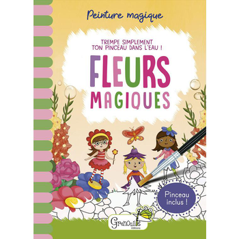 Visuel 1 du produit Peinture magique - Fleurs magiques. Editions Grenouille