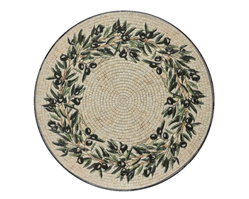 Visuel 1 du produit Table d’appoint en acier noir Athens - Ø 39 x H 46 cm