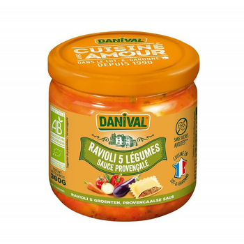 Visuel 1 du produit Raviolis 5 légumes bio 360 g DANIVAL