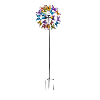 Visuel 1 du produit Eolienne solaire BeDazzled coloris multilcolore en métal Smartgarden - 214 x 58 x 26 cm