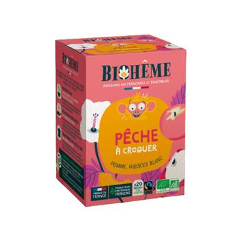 Visuel 1 du produit Infusion bio Biohême Pêche à croquer - 20 infusettes