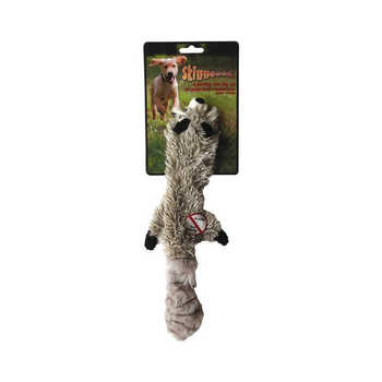 Visuel 1 du produit Jouet 34cm raton laveur peluche Skinneeez pour chien