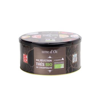 Visuel 1 du produit Coffret de 42 sachets de thés bio de l’hospitalité Terre d’Oc - 401 g