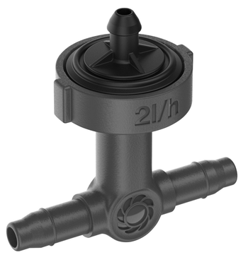 Visuel 1 du produit Goutteur fin de ligne régulateur de pression coloris noir boîte de 10 Gardena - 2 L/H