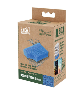 Visuel 1 du produit Mousse de filtration grosse pour aquarium coloris bleu Aquatlantis B-Box coarse foam - Taille L